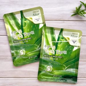3W Clinic FRESH ALOE MASK SHEET